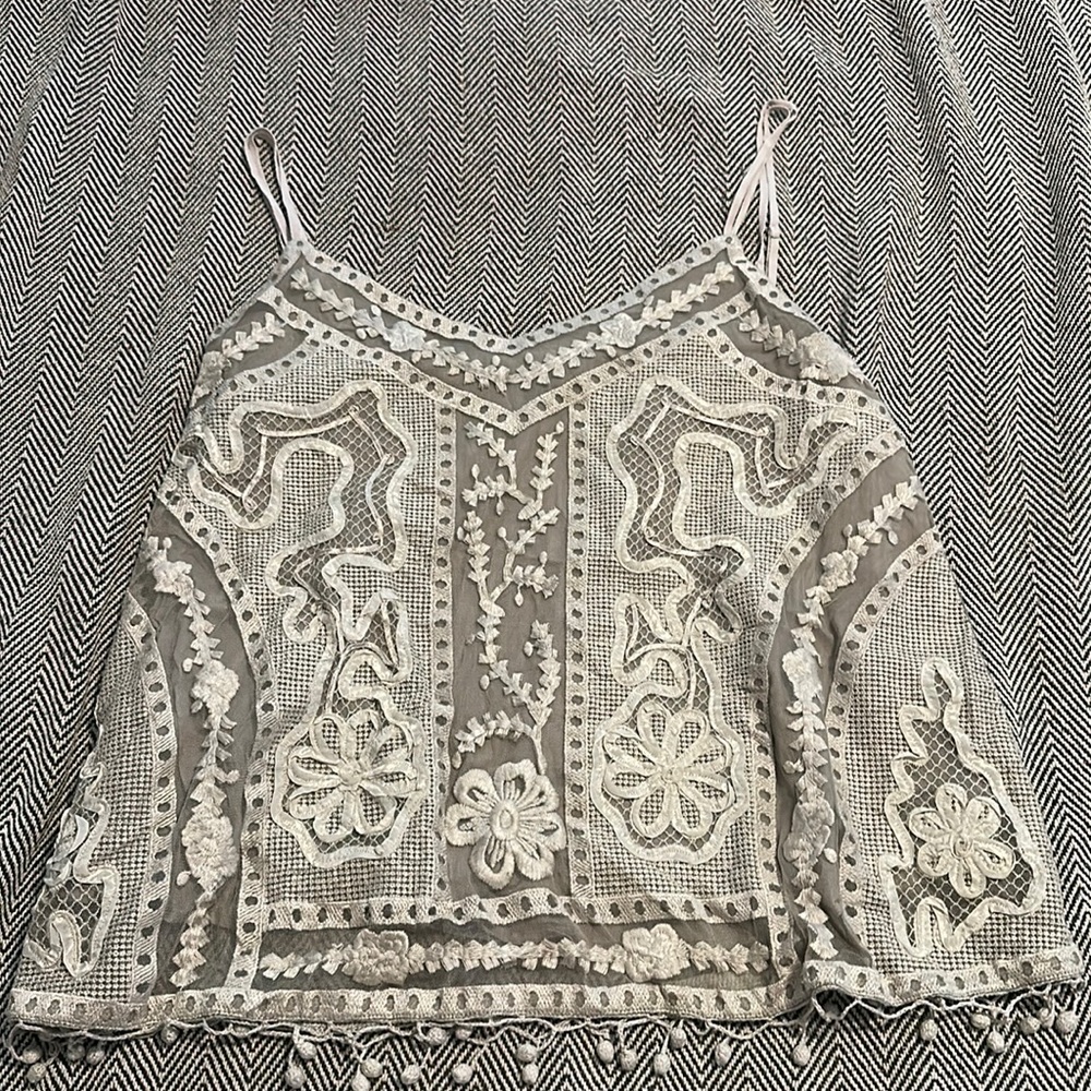 Soft Surroundings Embroidered Camisole